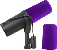 Shure SM7B Windscreen Pop Filter Foam Cover Replacement Purple RK345