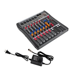Pro 6 Channel Bluetooth Audio Mixing Console Music Recording Studio Sound Mixer