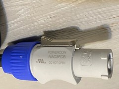 POWERCOM NAC3FCA & NAC3FCB ENDS 12’ 6” CORD CABLE