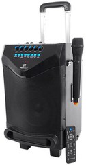 Rockville ROCKnGo 8″ Portable Rechargeable PA Speaker w Bluetooth + Wireless Mic