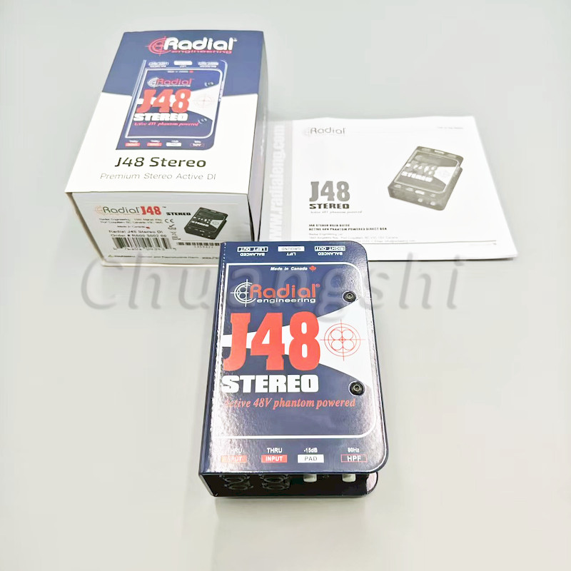 Radial Engineering J48 Active 48V Phantom Powered Direct Box
