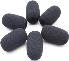 6 Pack Microphone Windscreens, Dense Mic Foam Covers Windshields for Lightspeed