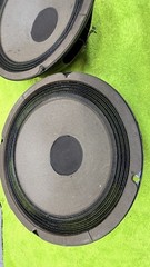 2X 10″ Speaker woofer drivers LOOKS JBL NO BRAND Marked 1970s Work GREAT HEAVY🔥