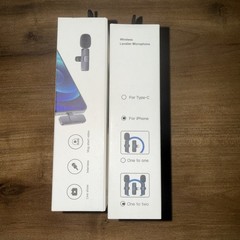 Lavalier Microphone Wireless Audio Video Recording Mini Mic For Android/iPhone