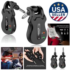 High-Performance Wireless Guitar Transmitter Receiver | 4 Channel Plug & Play