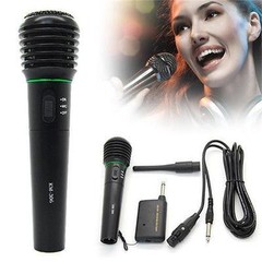 USB/6.35mm/Wired Wireless Handheld Microphone Mic Receiver System Undirectional