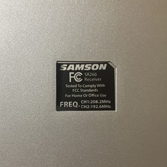 Samson SR 266 dual wireless receiver – NOT TESTED
