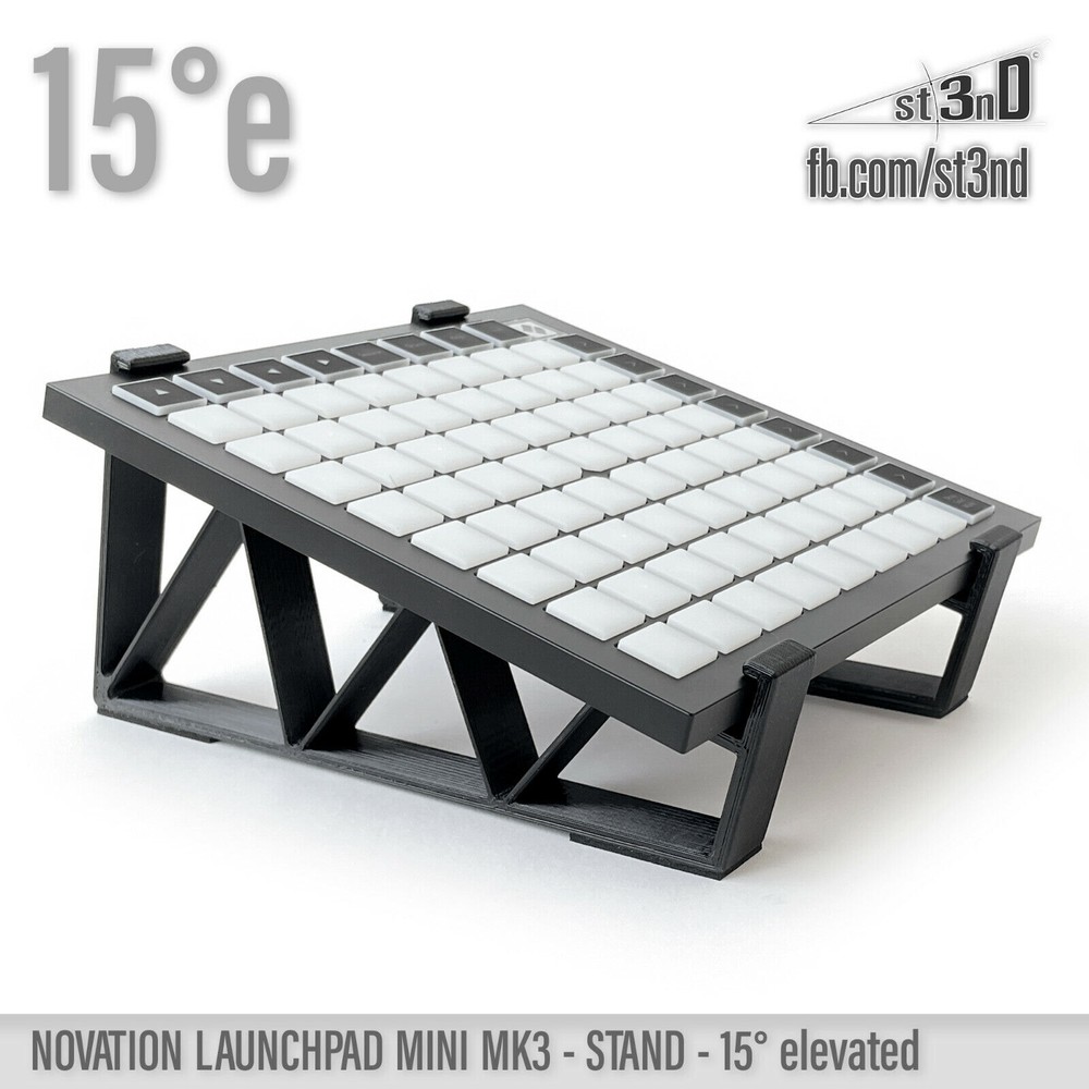 STAND for Novation Launchpad Mini MK3 – 15° – Raised (by 50mm)