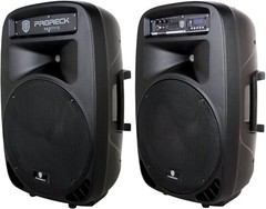 PRORECK Party 15 Portable 15-Inch 2000 Watt 2-Way Powered PA Speaker System