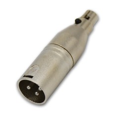 XLR Adapter for Microphone Cable – 3 Pin XLR Male to Mini XLR Female Audio Jack