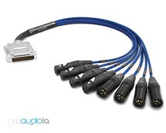 Premium Mogami 3162 Digital DB25 Yamaha | Neutrik Gold XLR Blue 80 ft.