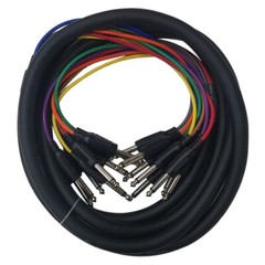 Cable Up CU/SU203 10′ 1/4″ TS Male to 1/4″ TS Male Audio Snake (8-Channel)