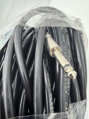 2 Pack 200ft 12AWG 1/4″ TS Speaker Cables Male to Male DJ PA Amp Patch Cord