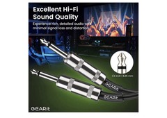 Professional Speaker Cable (50ft) 12AWG Pure Copper 1/4 inch to 1/4 inch TS S…