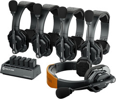Solidcom SE Full Duplex 5-Users ENC Noise Cancellation Wireless Intercom Headset