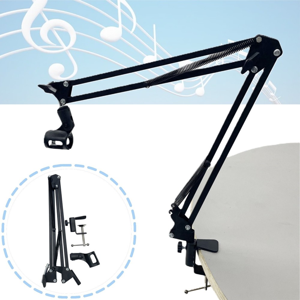 Microphone Holder Studio Broadcast Microphone Suspension Boom Scissor Arm Stand