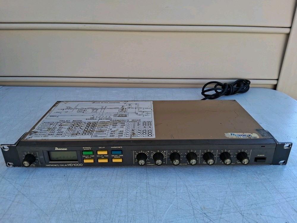 Vintage Ibanez HD 1000 Harmonics / Delay Rack Mount (Music)