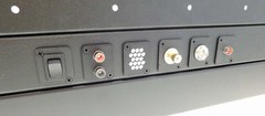 PROCRAFT D-VENT D type panel mount plate with vent holes