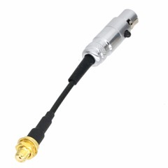 Mini-XLR 3Pin TA3F jack to Microdot 3″ audio RF cable for Microphones headphones