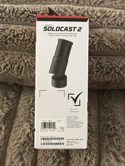 HyperX SoloCast 2 – Gaming USB Condenser Mic for PC, USB-C to USB-A, Black