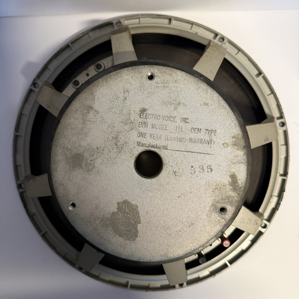 Vintage Electro-Voice Model EVM-15L Pro-Line 15in Loud Speaker Ceramic Magnet