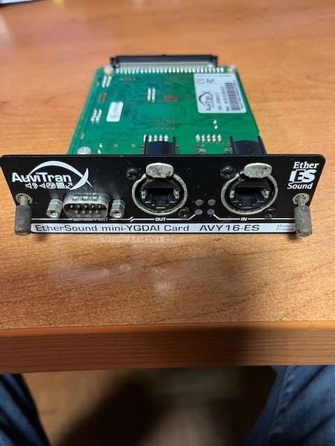 AuviTran AVY16-ES Ethersound Mini YGDAI Expansion Card for Yamaha Consoles