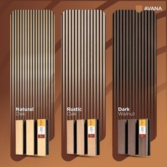 Acoustic Wall Panels Color Samples Pack – Wood Panels for Wall Decor – Inter…