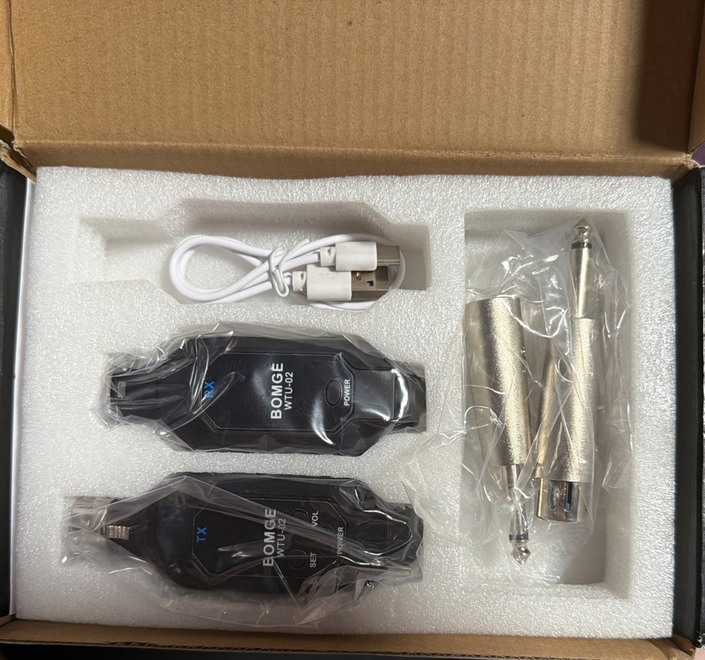 UHF Wireless Transmission System XLR Music & Microphone Adapter Wireless