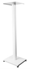 Pair 37” Steel White Stands For Kanto YU5 Bookshelf Speakers Robust Metal Poles