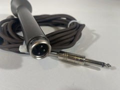 Toshiba EM-330 Handheld Condenser Microphone Wired 6.35mm Gray Rare, Clean!