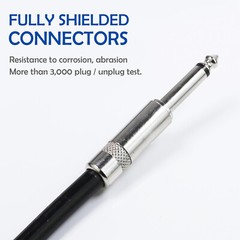 1-Pack 3.3 Feet Speakon Female to 1/4″ TS Male Audio Interconnect Speaker Cable