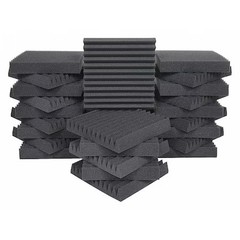 Auralex Acoustics Wedgie_24 Acoustic Foam, 0.5 Nrc, Foam, 12 In W, 12 In L, 2