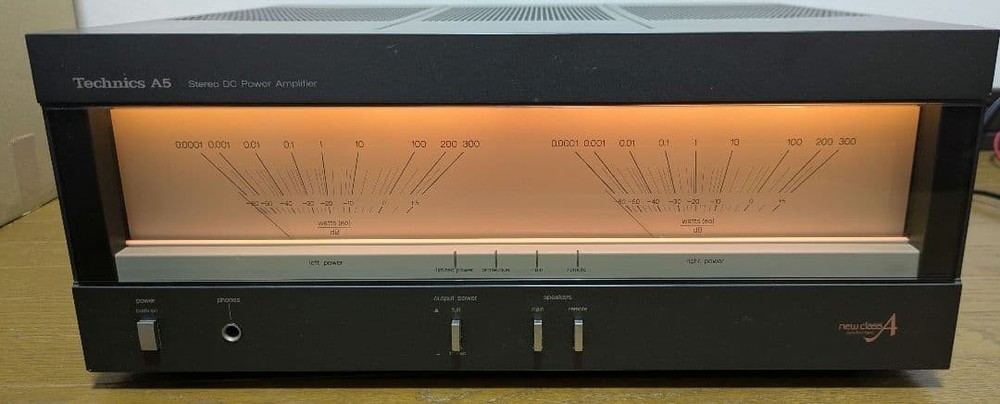 Technics SE-A5 Stereo Audio Power Amplifier Operational 120W/ch 8Ω 160W/ch 4Ω