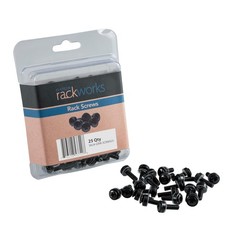 Gator Rackworks Standard Size Rack Screws, 25 Pack (GRW-SCRW025) 25