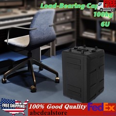 Rack Case 6U Rack Case Dust-Proof 6U Rack Case w/ Microphone Storage Compartment