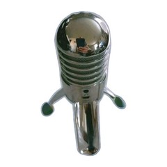 Samson Microphone Studio Meteor USB With Foldable Tripod Stand Chrome Finish