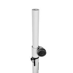 Gravity GLS431W Lighting Stand with Square Steel Base in White