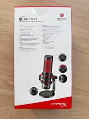HyperX QuadCast Wired Multi-Pattern Condenser Microphone with Dynamic RGB…