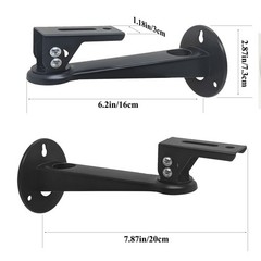 2-Be-Best Adjustable Projector Wall Mount, 7.87″ Length 7.8 inches, Black
