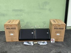 (2) Wharfedale Pro WDG-A12 12″ Active Coaxial Loudspeaker #6195 (THS)
