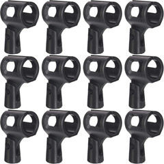 Durable Wireless Microphone Holders – 12 Pack of Indestructible Rubberized Plast