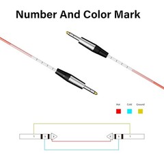 proreck Snake Cable 4-Channel 6ft Shielded Audio Cable 1/4“ TRS to 1/4“ TRS