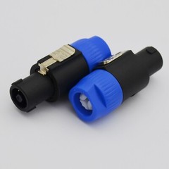 Speaker Twist Male to Audio Connector Cable – 2PCS with Panel Mount