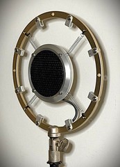 Replicated 1930’s Style Ring Spring Microphone, works with modern gear. Listen!
