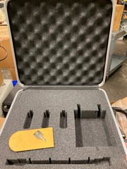 Foam-Lined Instrument case with KEY & LOCK (11“ x 12“ x 5“) Platt hardcase