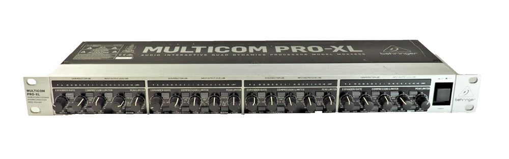 BEHRINGER Multicom PRO-XL MDX4600 Audio Interactive Quad Dynamics Processor