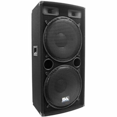 Seismic Audio Dual 15″ PA DJ SPEAKER 500 Watts PRO AUDIO ~ NEW Band