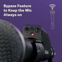 Infrared Microphone Sensor Mic Mute – Feedback Eliminator for Clear Sound