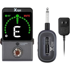 Xvive 5.8GHz Wireless guitar pedal system Black