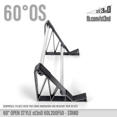 UNIVERSAL STAND for SYNTHS / CONTROLLERS / FX – 60° – Open Style – 60L200F50